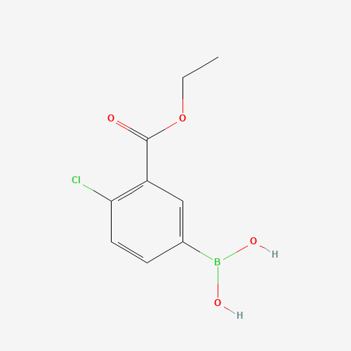 [4-Chloro-3-(ethoxycarbonyl)phenyl]boronic acid (CAS: 874219-46-2) - Related Chemical Product