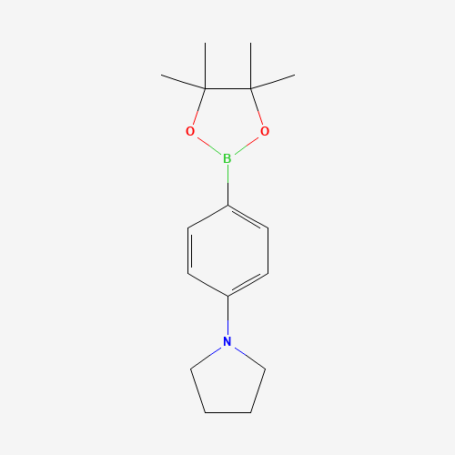 1-[4-(4,4,5,5-Tetramethyl-1,3,2-dioxaborolan-2-yl)phenyl]pyrrolidine (CAS: 852227-90-8) - Related Chemical Product
