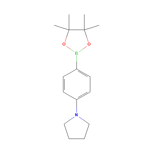 1-[4-(4,4,5,5-Tetramethyl-1,3,2-dioxaborolan-2-yl)phenyl]pyrrolidine (CAS: 852227-90-8) - Related Chemical Product