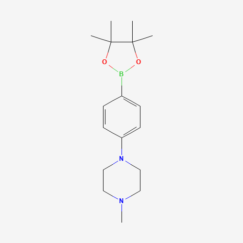 1-Methyl-4-[4-(4,4,5,5-tetramethyl-1,3,2-dioxaborolan-2-yl)phenyl]piperazine (CAS: 747413-21-4) - Related Chemical Product
