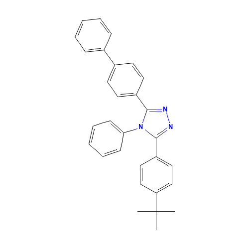 3-(4-Biphenylyl)-5-[4-(2-methyl-2-propanyl)phenyl]-4-phenyl-4H-1,2,4-triazole (CAS: 150405-69-9) - Related Chemical Product