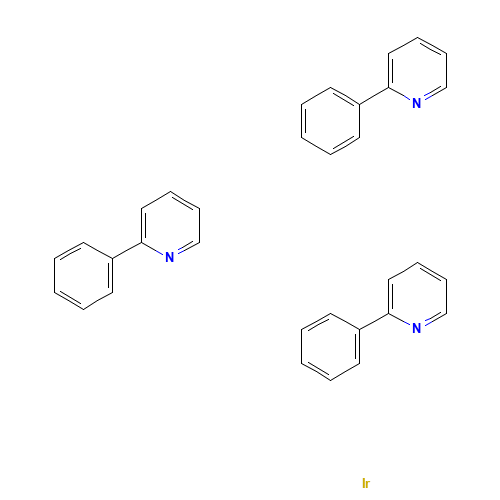tris[2-(2-pyridyl)phenyl]iridium (CAS: 94928-86-6) - Related Chemical Product