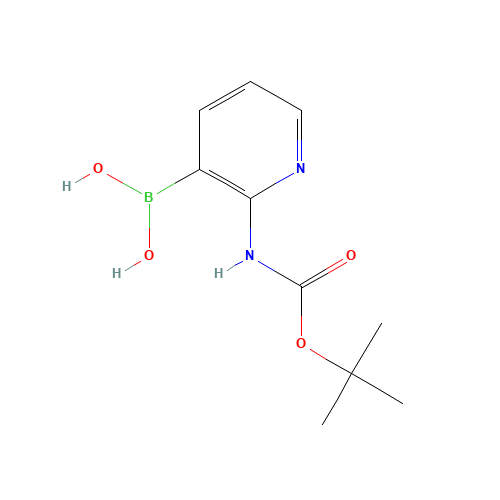(2-[(TERT-BUTOXYCARBONYL)AMINO]PYRIDIN-3-YL)BORONIC ACID (CAS: 863753-35-9) - Related Chemical Product