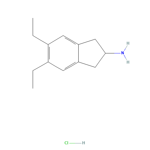 5,6-Diethyl-2,3-dihydro-1H-inden-2-amine hydrochloride (CAS: 312753-53-0) - Related Chemical Product