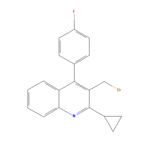 3-(Bromomethyl)-2-cyclopropyl-4-(4'-fluorophenyl)quinoline (CAS: 154057-56-4) - Related Chemical Product