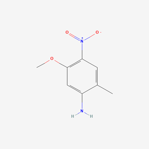 5-methoxy-2-methyl-4-nitroaniline (CAS: 106579-00-4) - Chemical Structure and Molecular Formula 