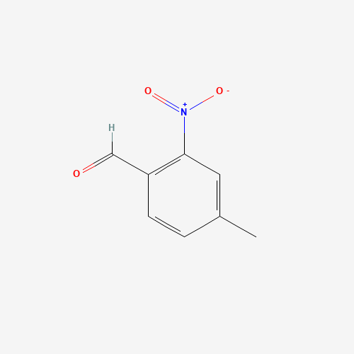 4-Methyl-2-nitrobenzaldehyde (CAS: 20357-22-6) - Chemical Structure and Molecular Formula 