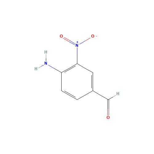 4-Amino-3-nitrobenzaldehyde (CAS: 51818-99-6) - Chemical Structure and Molecular Formula 