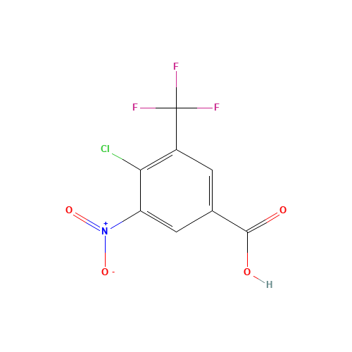 4-CHLORO-3-NITRO-5-(TRIFLUOROMETHYL)BENZOIC ACID (CAS: 350488-79-8) - Related Chemical Product