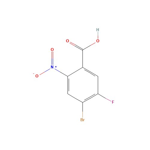 2-nitro-4-Bromo-5-fluorobenzoic acid (CAS: 1020717-99-0) - Related Chemical Product