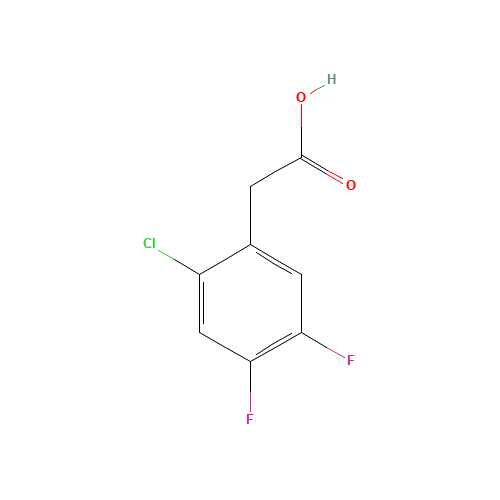 2-CHLORO-4,5-DIFLUOROPHENYLACETIC ACID (CAS: 883502-00-9) - Related Chemical Product