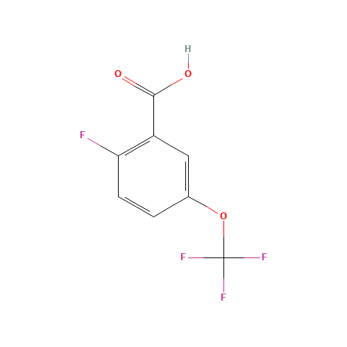 2-FLUORO-5-(TRIFLUOROMETHOXY)BENZOIC ACID (CAS: 886497-85-4) - Related Chemical Product