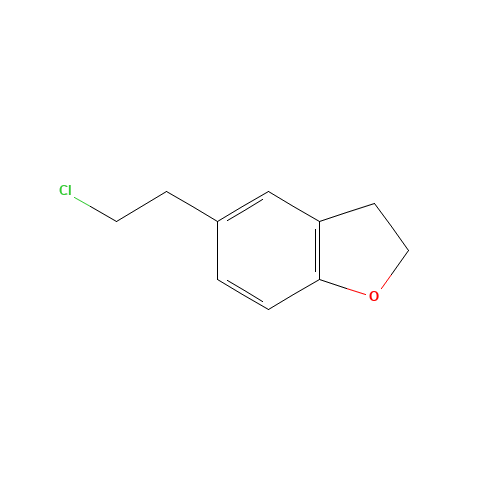 5-(2-chloroethyl)-2,3-dihydrobenzofuran (CAS: 943034-50-2) - Chemical Structure and Molecular Formula 