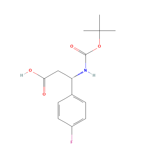BOC-(S)-3-AMINO-3-(4-FLUORO-PHENYL)-PROPIONIC ACID (CAS: 479064-88-5) - Related Chemical Product