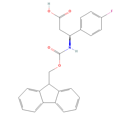 FMOC-(S)-3-AMINO-3-(4-FLUORO-PHENYL)-PROPIONIC ACID (CAS: 479064-89-6) - Related Chemical Product