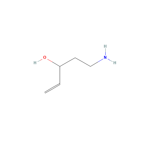 3-aminopent-4-en-1-ol (CAS: 87487-96-5) - Chemical Structure and Molecular Formula 