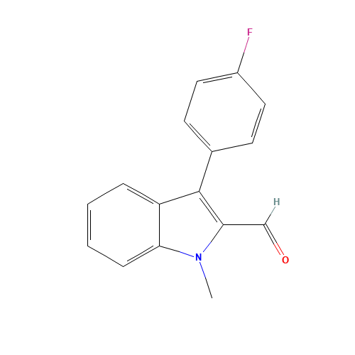 2-FORMYL-3-(4-FLUOROPHENYL)-1-N-METHYL INDOLE (CAS: 93957-42-7) - Related Chemical Product
