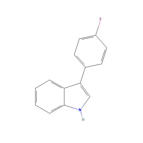 3-(4-FLUORO-PHENYL)-1H-INDOLE (CAS: 101125-32-0) - Related Chemical Product