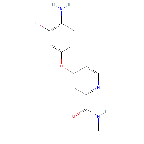 4-(4-AMINO-3-FLUOROPHENOXY)-N-METHYLPICOLINAMIDE (CAS: 757251-39-1) - Related Chemical Product