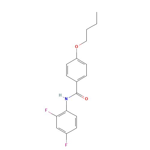 4-butoxy-N-(2,4-difluorophenyl)benzamide (CAS: 433967-28-3) - Related Chemical Product