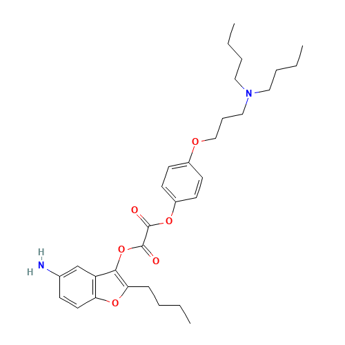 (5-amino-2-butyl-3-benzofuranyl)[4-[3-(dibutylamino)propoxy]phenyl]-,oxalate (CAS: 851014-95-4) - Related Chemical Product