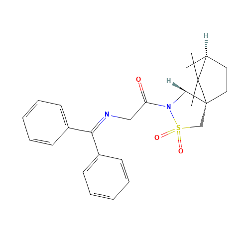 1-[(5R)-10,10-Dimethyl-3,3-dioxido-3-thia-4-azatricyclo[5.2.1.01,5]dec-5-yl]-2-[(diphenylmethylene)amino]ethanone (CAS: 138566-17-3) - Related Chemical Product