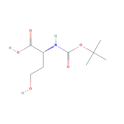 N-{[(2-Methyl-2-propanyl)oxy]carbonyl}-D-homoserine (CAS: 67198-87-2) - Related Chemical Product
