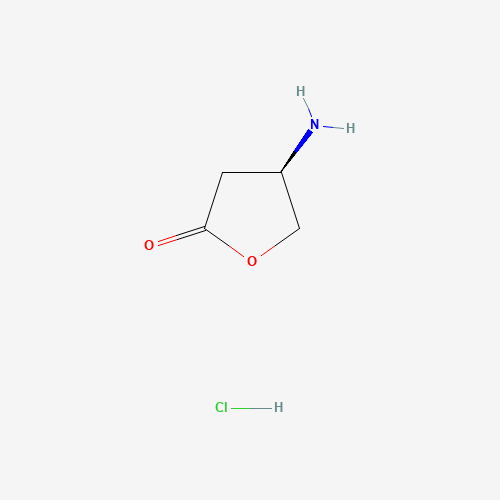 (4R)-4-Aminodihydro-2(3H)-furanone hydrochloride (1:1) (CAS: 117752-88-2) - Chemical Structure and Molecular Formula 