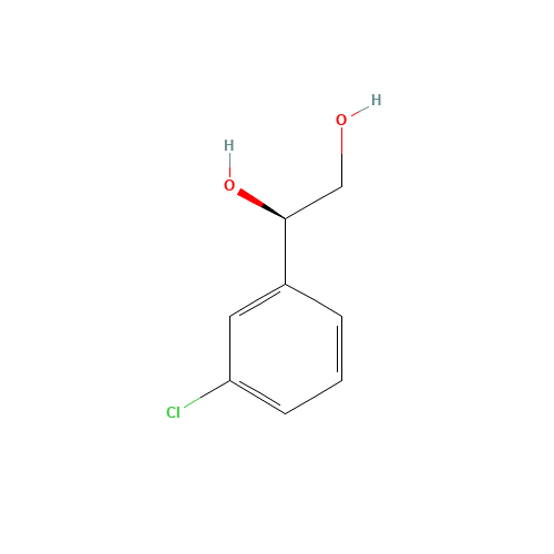 (1R)-1-(3-Chlorophenyl)-1,2-ethanediol (CAS: 80051-04-3) - Related Chemical Product