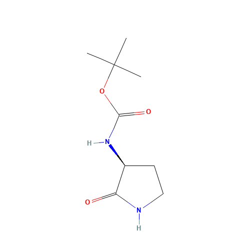 2-Methyl-2-propanyl [(3S)-2-oxo-3-pyrrolidinyl]carbamate (CAS: 92235-34-2) - Related Chemical Product