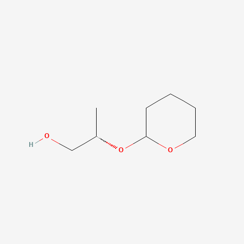 2-(Tetrahydro-2H-pyran-2-yloxy)-1-propanol (CAS: 76946-21-9) - Chemical Structure and Molecular Formula 