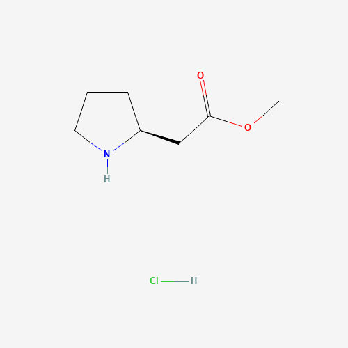 Methyl (2S)-2-pyrrolidinylacetate hydrochloride (1:1) (CAS: 259868-83-2) - Related Chemical Product