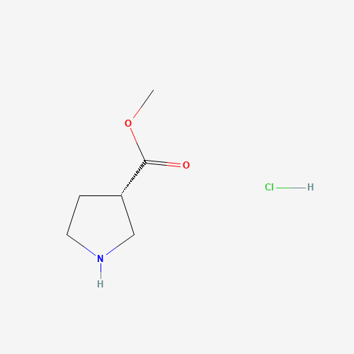 Methyl (3S)-3-pyrrolidinecarboxylate hydrochloride (1:1) (CAS: 1099646-61-3) - Related Chemical Product