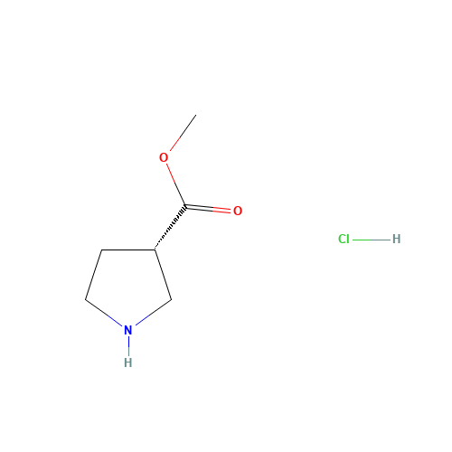 Methyl (3S)-3-pyrrolidinecarboxylate hydrochloride (1:1) (CAS: 1099646-61-3) - Related Chemical Product