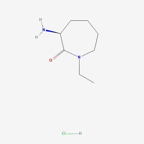 (3S)-3-Amino-1-ethyl-2-azepanone hydrochloride (1:1) (CAS: 943843-30-9) - Related Chemical Product