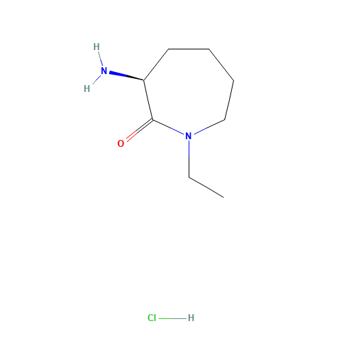 (3S)-3-Amino-1-ethyl-2-azepanone hydrochloride (1:1) (CAS: 943843-30-9) - Related Chemical Product