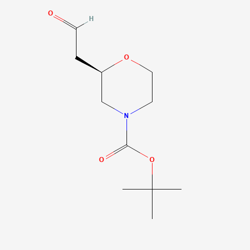 2-Methyl-2-propanyl (2R)-2-(2-oxoethyl)-4-morpholinecarboxylate (CAS: 1257853-70-5) - Related Chemical Product