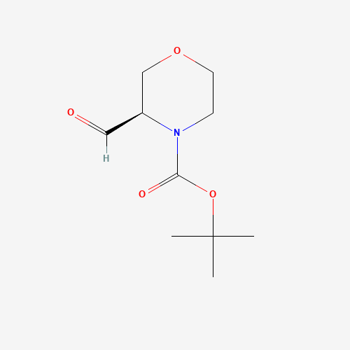 2-Methyl-2-propanyl (3R)-3-formyl-4-morpholinecarboxylate (CAS: 1257850-86-4) - Related Chemical Product