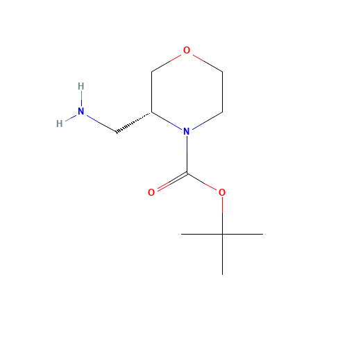 2-Methyl-2-propanyl (3R)-3-(aminomethyl)-4-morpholinecarboxylate (CAS: 1187929-33-4) - Related Chemical Product