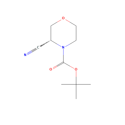 2-Methyl-2-propanyl (3R)-3-cyano-4-morpholinecarboxylate (CAS: 1257856-32-8) - Related Chemical Product