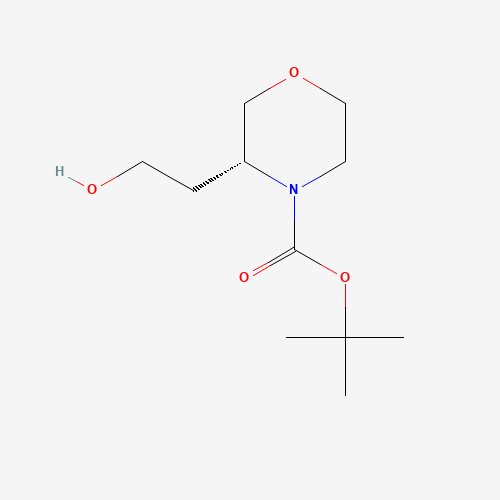 2-Methyl-2-propanyl (3R)-3-(2-hydroxyethyl)-4-morpholinecarboxylate (CAS: 1257855-07-4) - Related Chemical Product