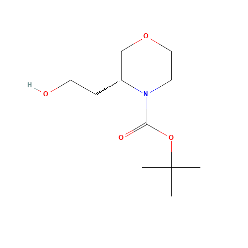 2-Methyl-2-propanyl (3R)-3-(2-hydroxyethyl)-4-morpholinecarboxylate (CAS: 1257855-07-4) - Related Chemical Product
