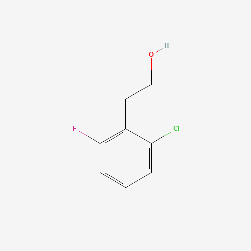 2-(2-Chloro-6-fluorophenyl)ethanol (CAS: 214262-86-9) - Chemical Structure and Molecular Formula 