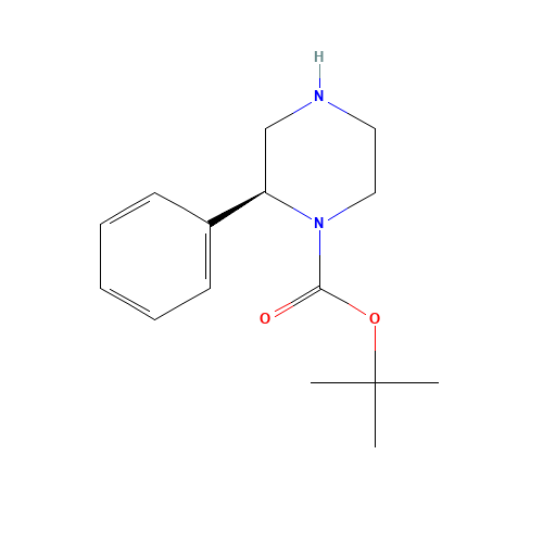 2-Methyl-2-propanyl (2S)-2-phenyl-1-piperazinecarboxylate (CAS: 1240583-48-5) - Related Chemical Product