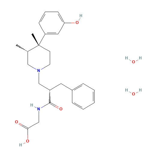 N-{(2S)-2-Benzyl-3-[(3R,4R)-4-(3-hydroxyphenyl)-3,4-dimethyl-1-piperidinyl]propanoyl}glycine (CAS: 170098-38-1) - Related Chemical Product