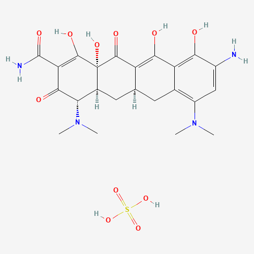 (4S,4aS,5aR,12aS)-9-Amino-4,7-bis(dimethylamino)-3,10,12,12a-tetrahydroxy-1,11-dioxo-1,4,4a,5,5a,6,11,12a-octahydro-2-tetracenecarboxamide (CAS: 149934-20-3) - Related Chemical Product