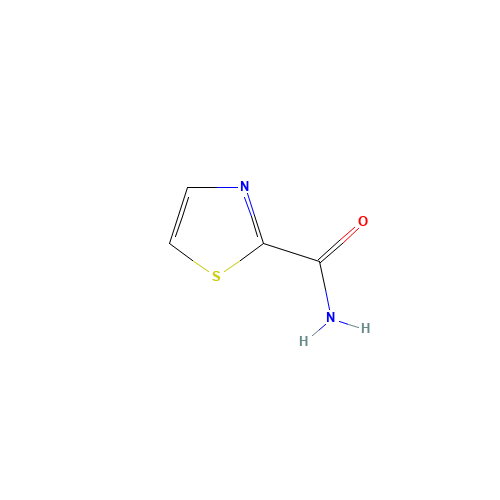 1,3-Thiazole-2-carboxamide (CAS: 16733-85-0) - Chemical Structure and Molecular Formula 