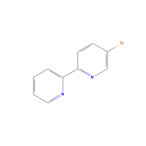 5-Bromo-2,2'-bipyridine (CAS: 15862-19-8) - Chemical Structure and Molecular Formula 