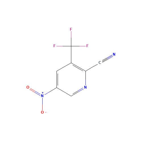 5-Nitro-3-(trifluoromethyl)-2-pyridinecarbonitrile (CAS: 573762-57-9) - Related Chemical Product