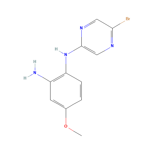 N-(5-Bromopyrazin-2-yl)-2-amino-4-methoxyaniline (CAS: 950845-96-2) - Related Chemical Product